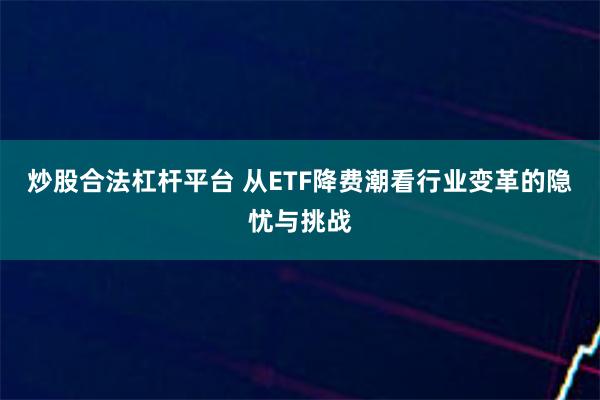 炒股合法杠杆平台 从ETF降费潮看行业变革的隐忧与挑战