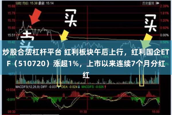 炒股合法杠杆平台 红利板块午后上行，红利国企ETF（510720）涨超1%，上市以来连续7个月分红