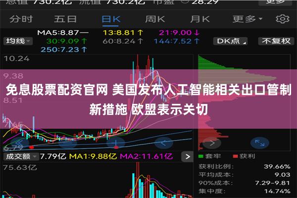 免息股票配资官网 美国发布人工智能相关出口管制新措施 欧盟表示关切